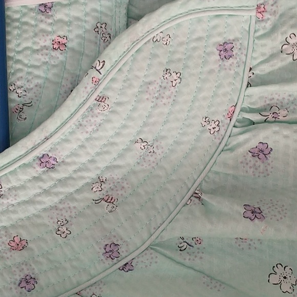 NWT White Stag Women’s House Coat / Duster Short Sleeve Floral size Large - Picture 3 of 12